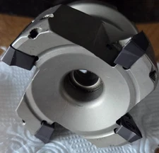 ISCAR 3" O.D. COOLANT FACE MILL HP F90AT D3.00-4-1.0-22 1" PILOT 4 POCKETS 3.0