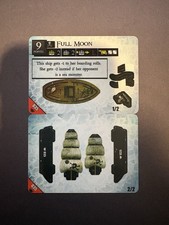 WizKids Pirates CSG Frozen North 035 FULL MOON (Common) Unpunched 2-mast