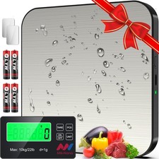 Food Scale 22lb Digital Kitchen Scale with 7 Units LCD Display Tare Function