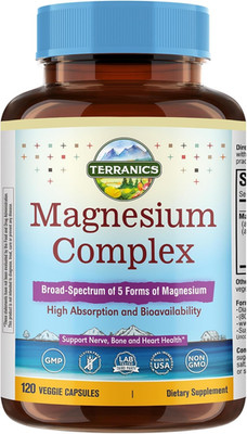5-In-1 Magnesium Complex Supplement 500Mg - 5 Forms High Absorption Magnesium Gl