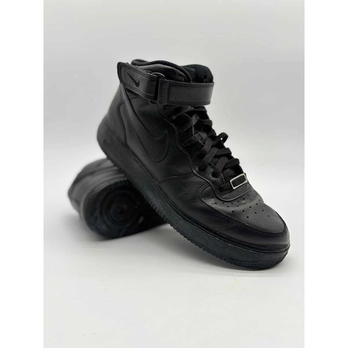 Las mejores ofertas en Nike Air Force 1 Mid '07 Triple Black | eBay