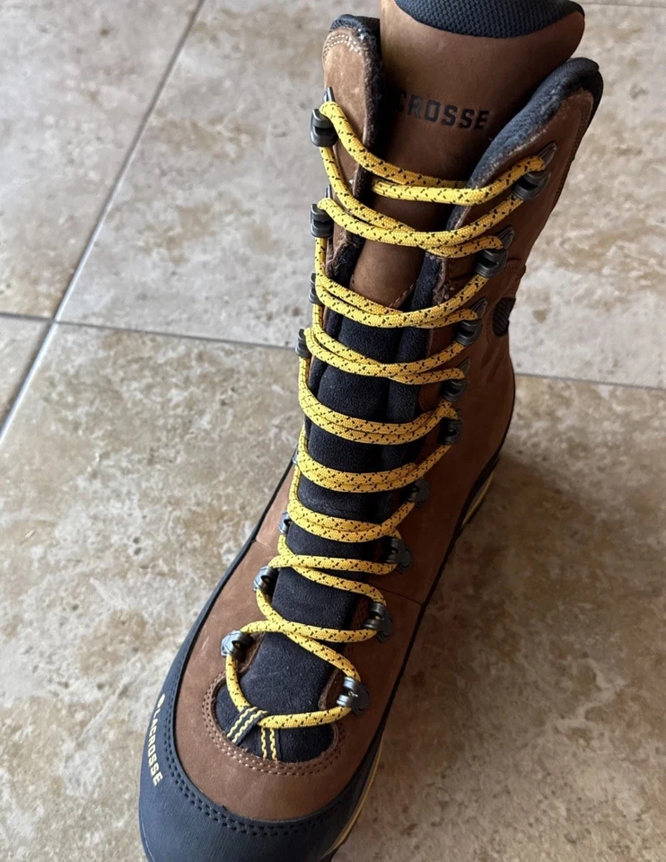 (RIGHT BOOT ONLY) LaCrosse 533750 Men's 10" Ursa LS GTX Brown Boots 10D AMPUTEE - Image 4 of 4