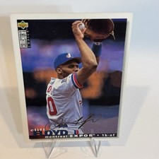1995 Upper Deck Collection # 240 Cliff Floyd Hard Signature 