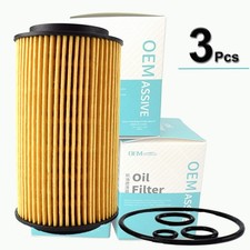 3x Engine Oil Filter A1121840025 For Mercedes-Benz Sprinter C E Class Viano Vito