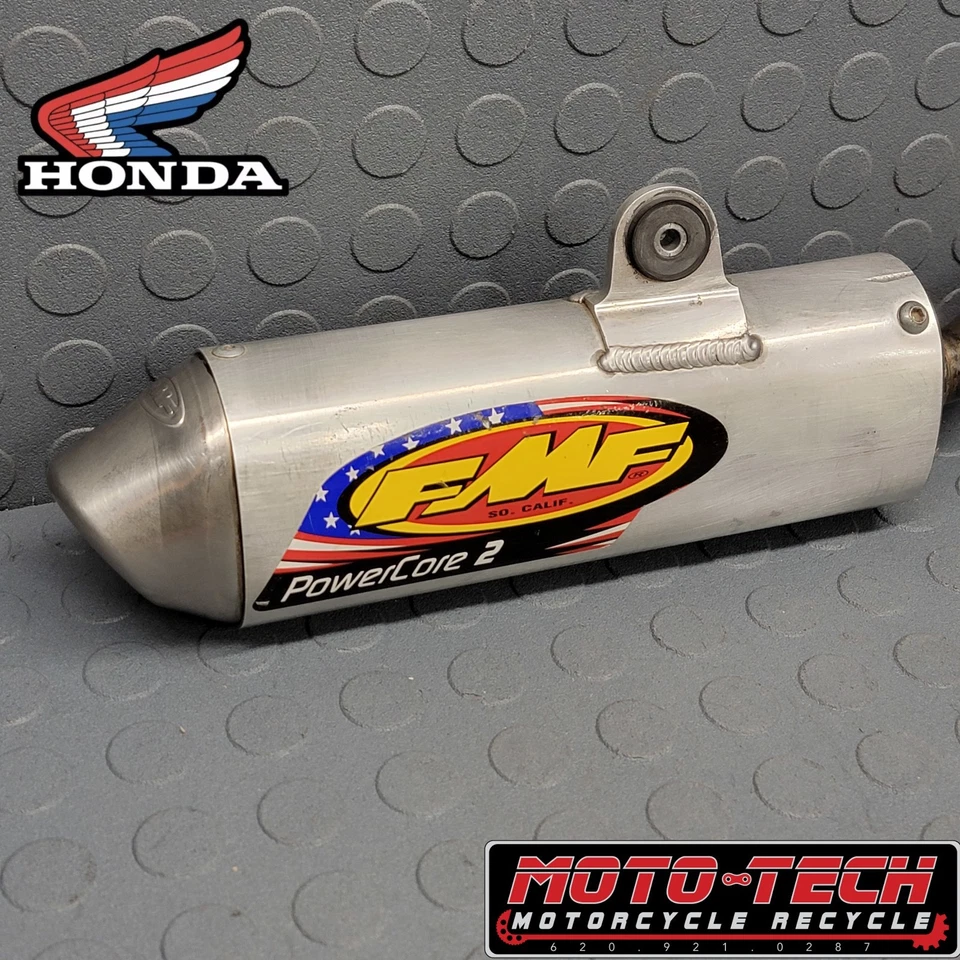 🔥2006 HONDA CR125R FMF POWERCORE 2 SILENCIADOR ✅ 18330-KSR-732 TUBO DE ESCAPE 297🔥 - Imagem 2 de 4