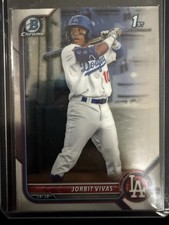 2022 Bowman Chrome Jorbit Vivas 1st Bowman #BCP-24 Los Angeles Dodgers