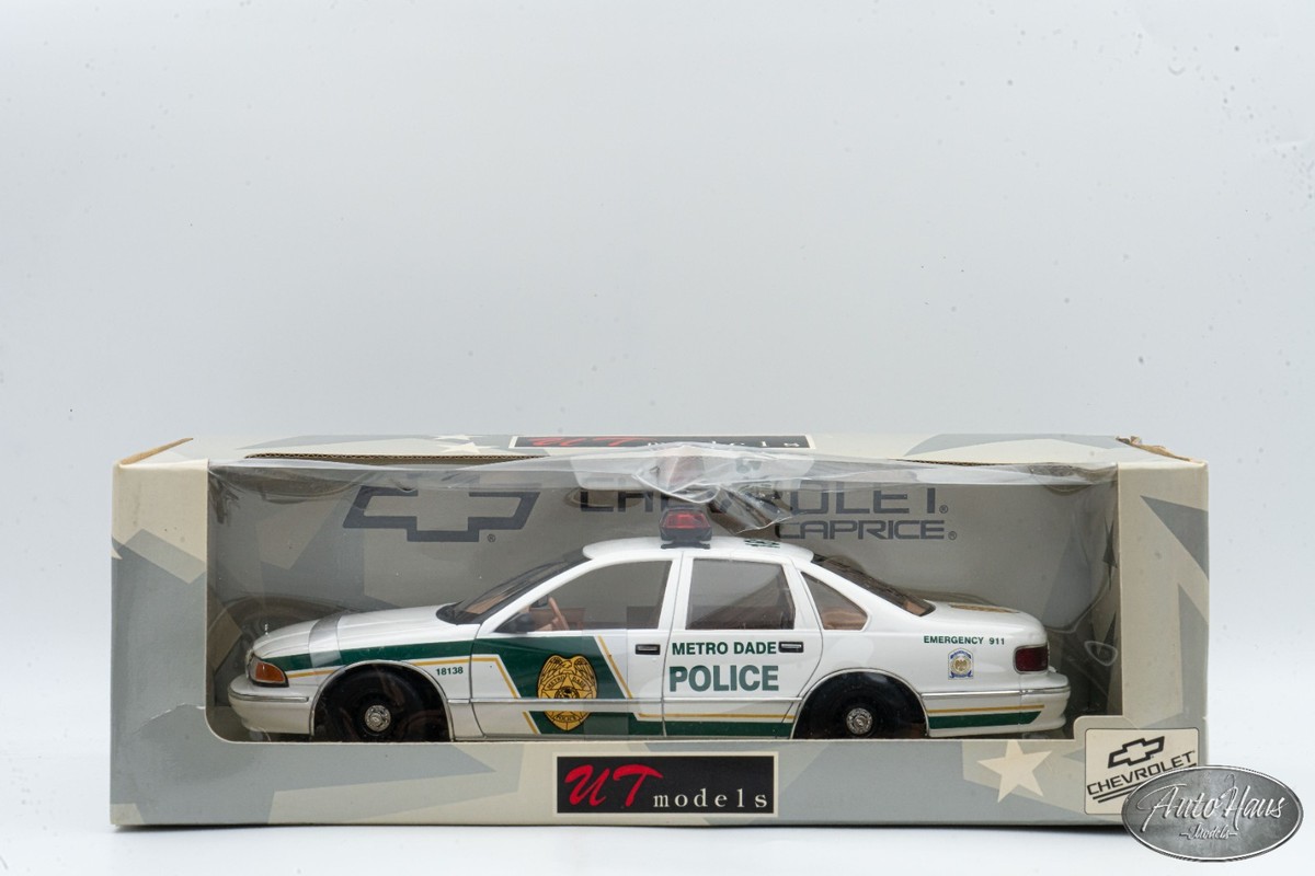 1/18 UT Models Chevrolet Caprice Metro Dade Florida Police 🤝ALSO