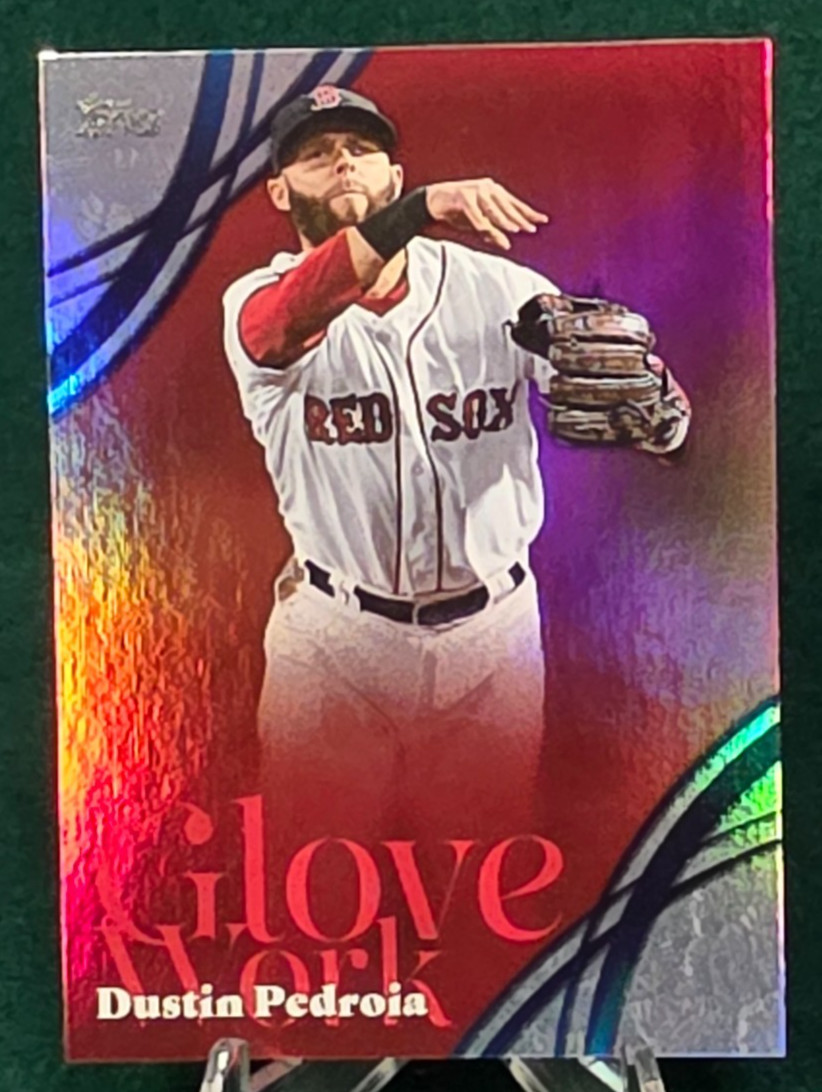 2026 Topps Series 2 DUSTIN PEDROIA GW-47 Glove Work Red Sox