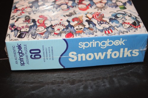 Springbok Bill Bell Snow Folks Jigsaw Puzzle (1JIG30493) - 60 pc, New in Box - Picture 2 of 2
