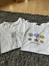 2 Tschirts Weiß StreetOne Gr.40. More &More Gr.42 mit Strassteinen Top Zustand