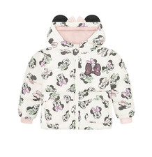 Disney Minnie Mouse Toddler Girls Cozy Sherpa Lined Puffer Jacket many size