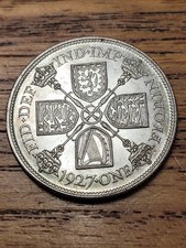 1927 Proof Florin (Two Shillings) – George V – Stunning Detail – Rare Collectibl