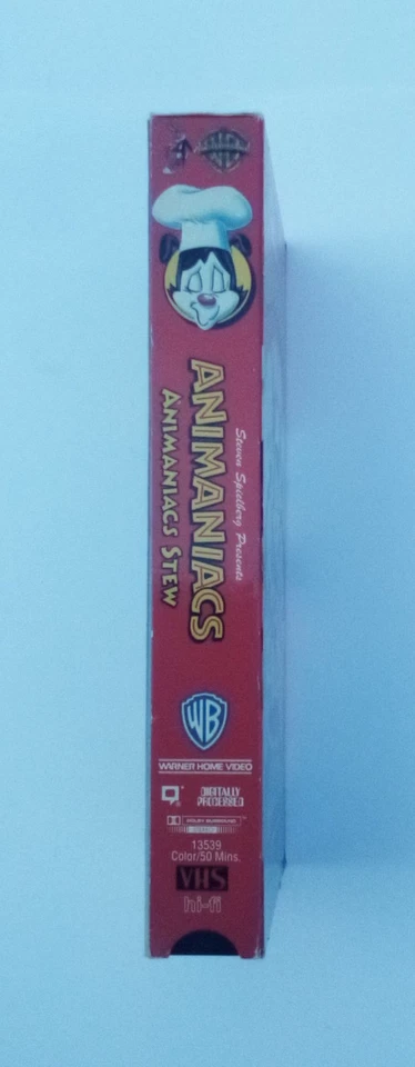 Animaniacs Stew (Gently Used VHS 1994) Warner Bros  ANIMATION Steven Spielberg - Image 4 of 4