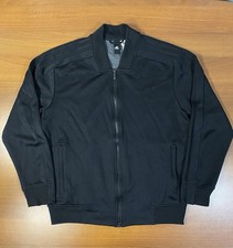 Adidas Essentials Warm Up Track Jacket Men  s Large 3 Stripes Black