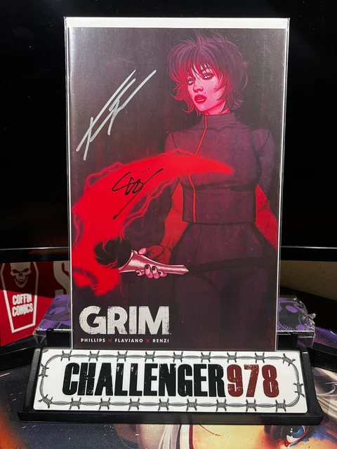 Grim #1 Jenny Frison DOUBLE SIGNED Stephanie Phillips w/ COA