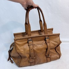 READ Vintage Isabella Fiore Brown Leather Sat...