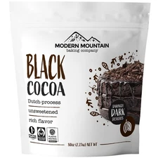 Black Cocoa Powder (5 lb) Bake the Darkest Chocolate Baked Goods, 5 Pound 