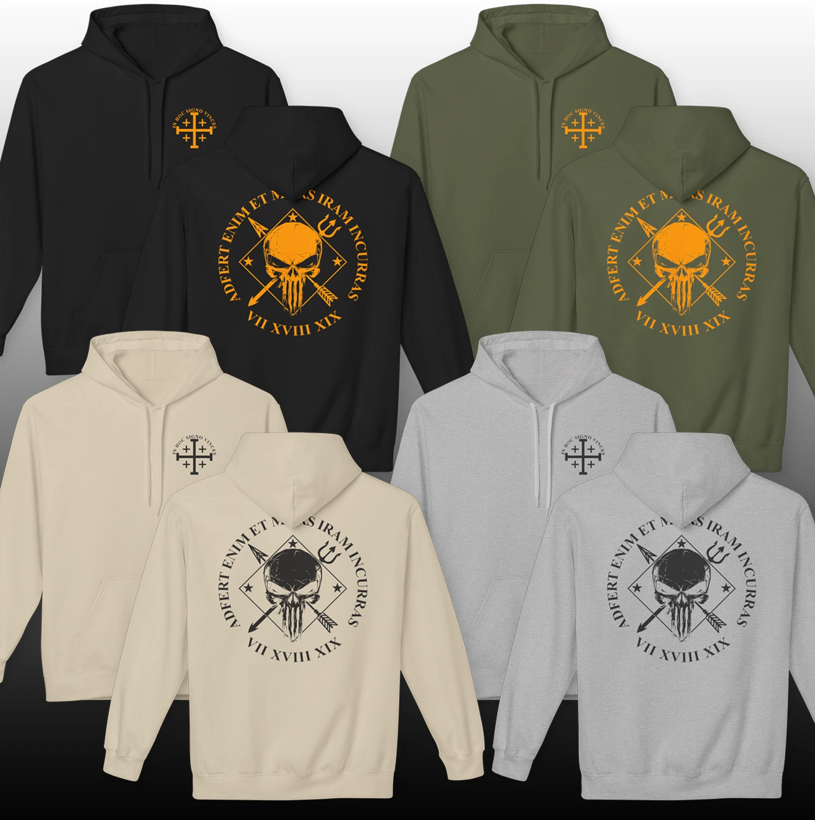 CIA GRS Protective Operations Inspired by Challenge Coin Softstyle Hoodie Unisex