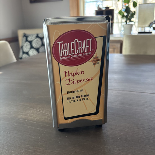 TableCraft doppelseitiger Serviettenspender Edelstahl - Bild 1 von 13