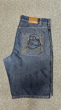 Platinum FUBU Fat Albert Jeans Men s W44 Vintage Y2K Acid Wash Denim Embroidered