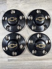 Set 4 Chevy S10 Blazer Black Wheel Center Caps Hubcaps Oem 15661128 95-05 Set 4 Chevy S10 Blazer Black Wheel Center Caps Hubcaps Oem 15661128 95-05