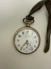 Illinois Pocket Watch 19 Jewels Runs Wadsworth Case Antique Working