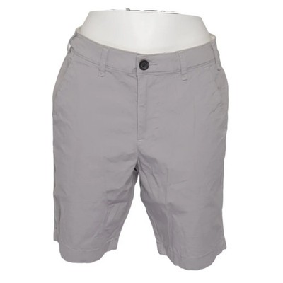 Hollister, Shorts, Größe: 28, FLAT FRONT SHORT 9, Grau, Baumwolle/Elasthan #YxR