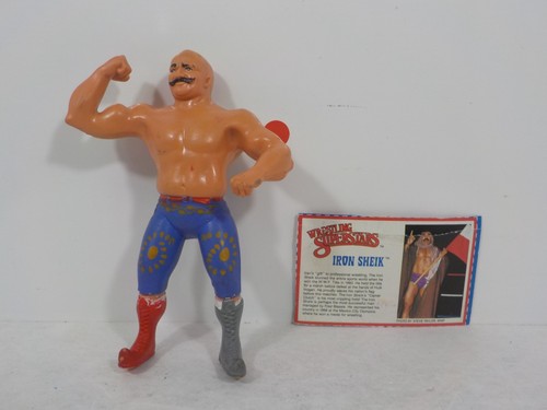 A715 THE IRON SHEIK WWF WRESTLING SUPERSTARS 1984 ...