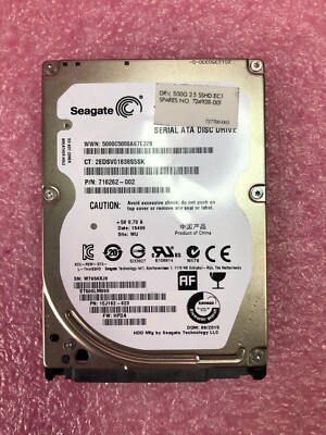 724938-001 HP 500Gb SATA 2.5inch 7.2K Hard Disk Drive