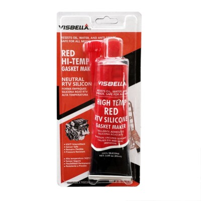Red Rtv Silicone Gasket Maker 343ºС High Temp Sealant Tube Engine Motor 85g
