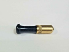 BRASS / BLACK ZEPPELIN PIPE* MADE IN USA* SNEAK A TOKE *HIGH QUALITY * SOLID