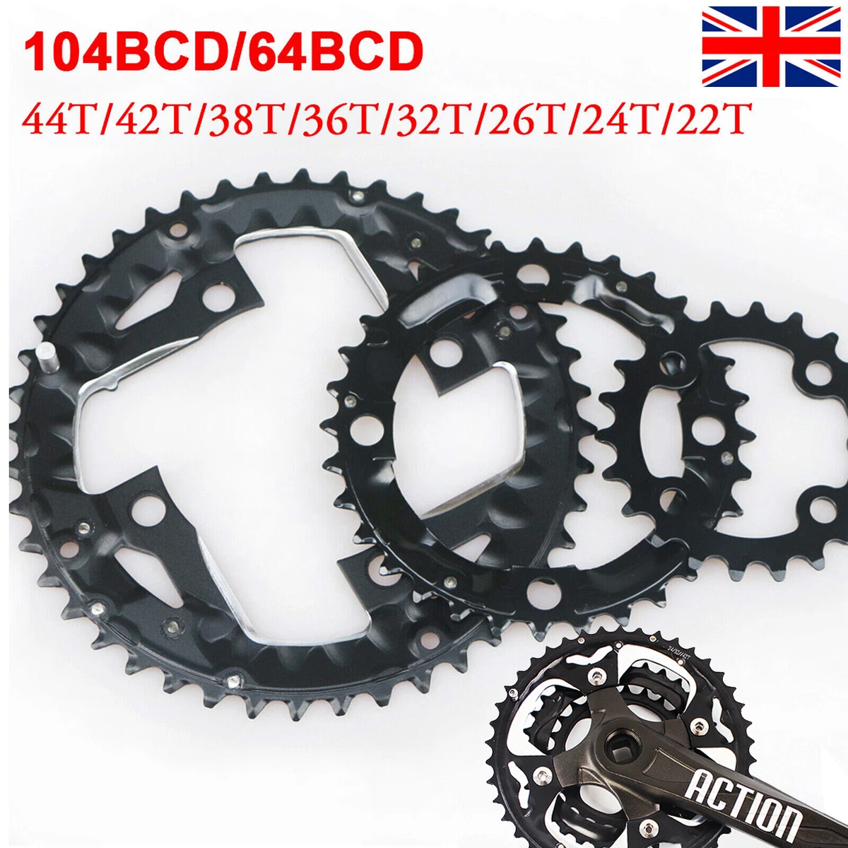 Triple chainring mtb hot sale