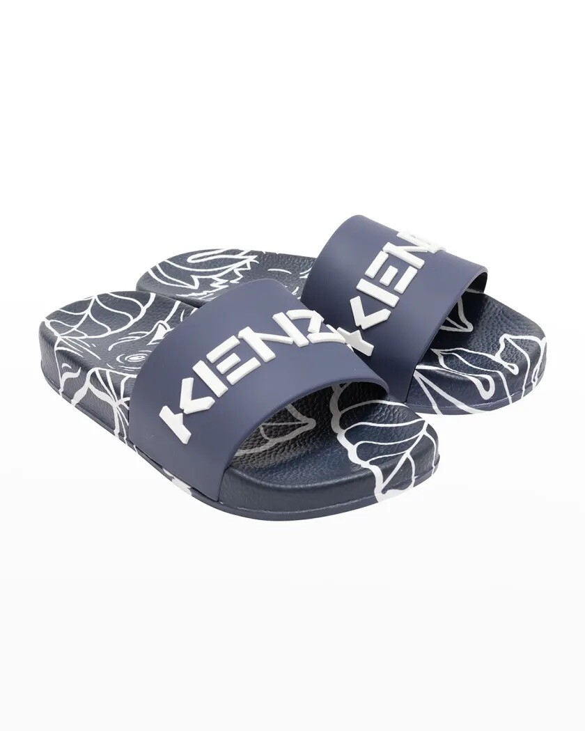 Kenzo navy Blue slides 12.5 Kenzo | Shoes | Kenzo Navy Blue Slides 25 | Poshmark main image 3