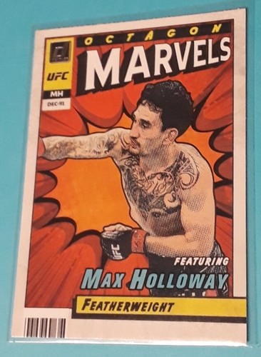 2022 Panini Donruss UFC Max Holloway Card Octogon Marvels Mint Vertical #20
