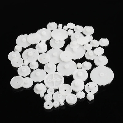 58x styles Toothed Wheels Plastic Gears Set All Module 0.5 Robot Parts DIY