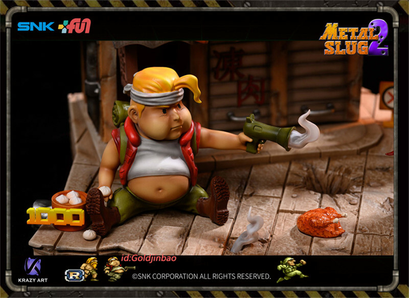 Krazy Art Studios Fighting Chinatown Resin Model Metal Slug 2