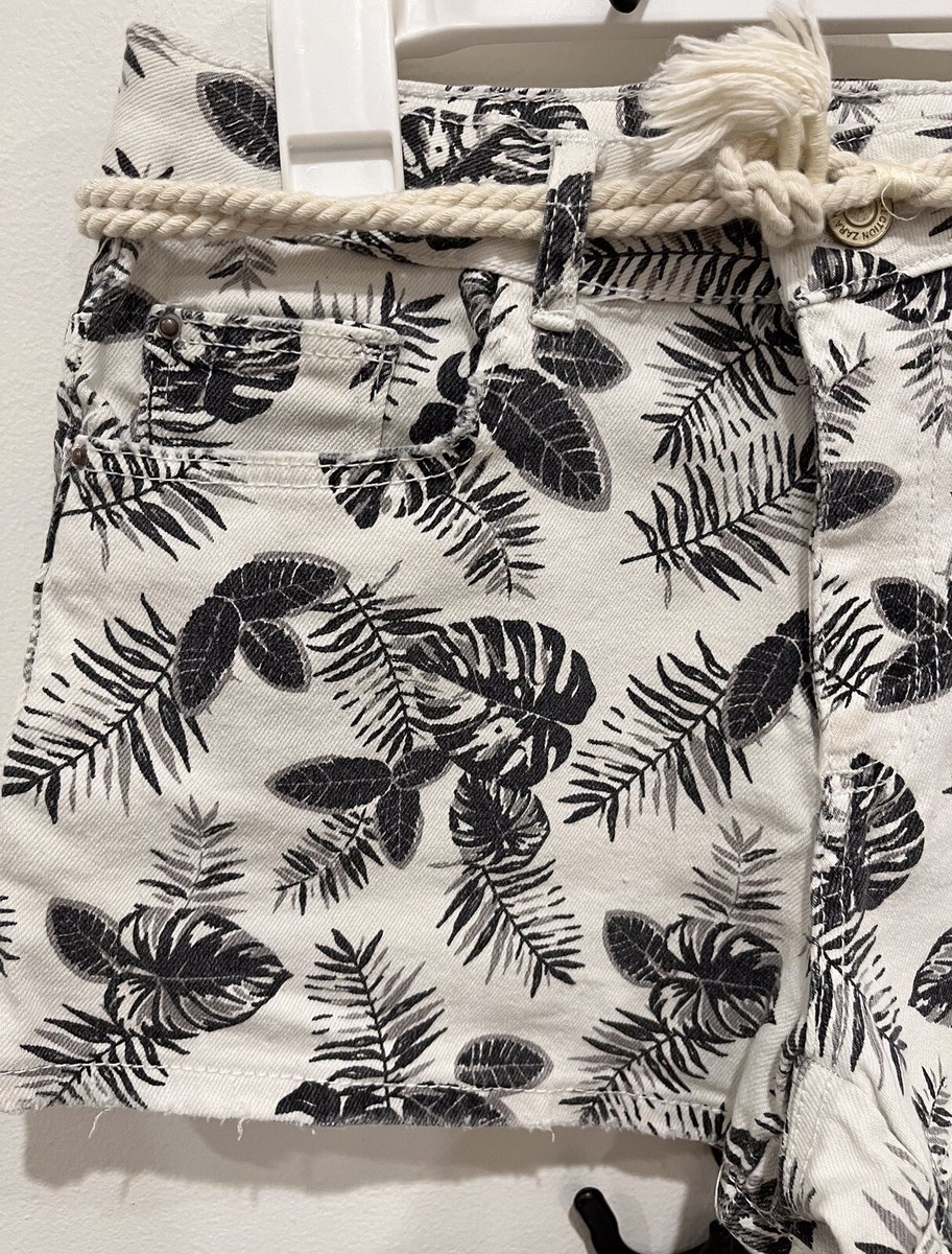 LCW baby Short en Jean Imprimé Minnie Mouse à Taille Élastiquée pour