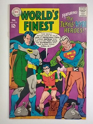 DC Comics World's Finest Comics #173 1st Silver Age Appearance Two-Face VF 8.0