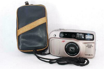 完動品❀美品【優しく澄んだエモい写り❀】MINOLTA RIVA ZOOM70 Minolta RIVA ZOOM 70 DATE Point & Shoot 35mm Film Camera | eBay