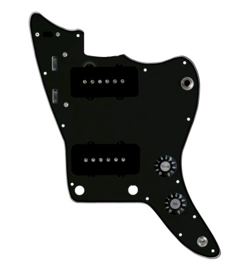 920D Custom JM Vintage Loaded Pickguard for Jazzmaster With Black Pickups and...