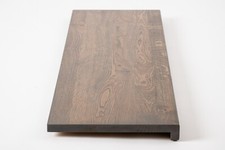 Treppenstufe Eiche Rustikal 16 mm gebürstet Ton Graphite geölt DL Setzstufe
