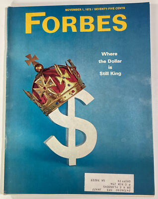 Forbes Magazine 1973 Rare Ads Energy Fluor Realty Insurance Fedders Syntax $ UOP