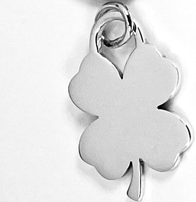 Tiffany & Co. クローバーチャーム Tiffany & Co. Sterling Silver Shamrock 4 Leaf Clover Tag Bracelet