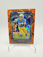2022 Panini Prizm Joey Bosa Orange Ice Prizm No. 155 Fanatics Exclusive Chargers