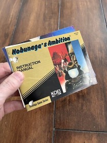 Nobunaga's Ambition (NES, 1989) CIB Complete Box w/ Reg Card