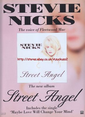 Stevie Nicks Street Angel Album 1994 Magazine Advert #3201