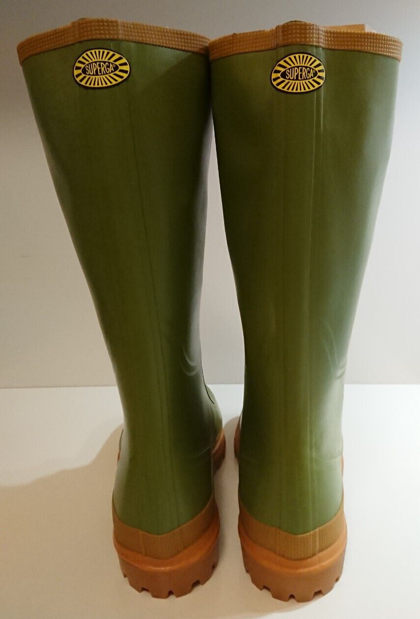 Stivali Gomma Superga 7732 STIVALI GOMMA SUPERGA COMBAT LACCI