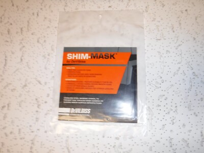 DeVilbiss DEV-803654 Shim-Mask Package of 3 new sealed pack