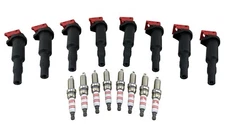 8 Ignition Coils & Iridium Spark Plugs for 2010+ X5 X6 M Sport M5 M6 S63 4.4L V8