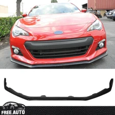 Fits 13-16 Subaru BRZ Front Bumper Lip Spoiler Coupe STI Style PU
